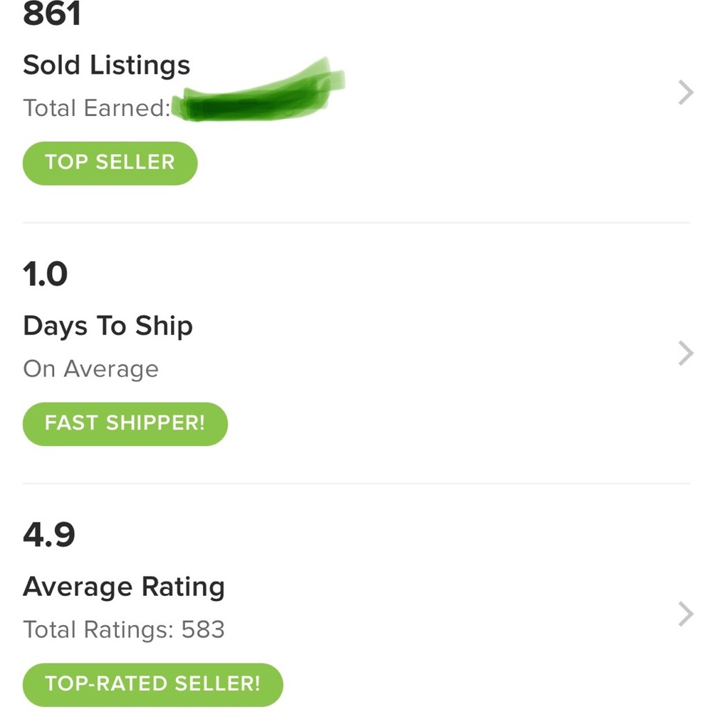 Top rated seller & fast shipper!!
